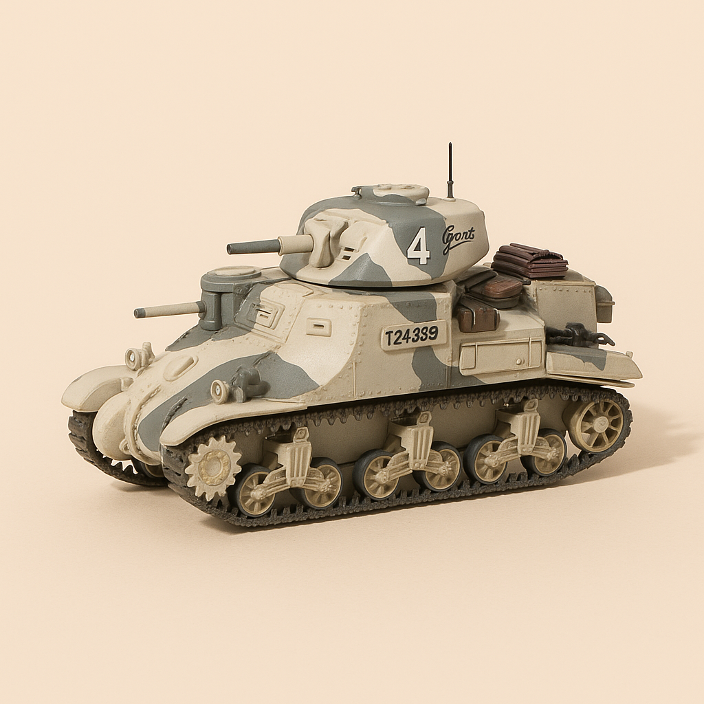 Véhicule militaire char M3 Grant Mk.I 8th Army Tactical HQ Tripoli (Libye) - 1943