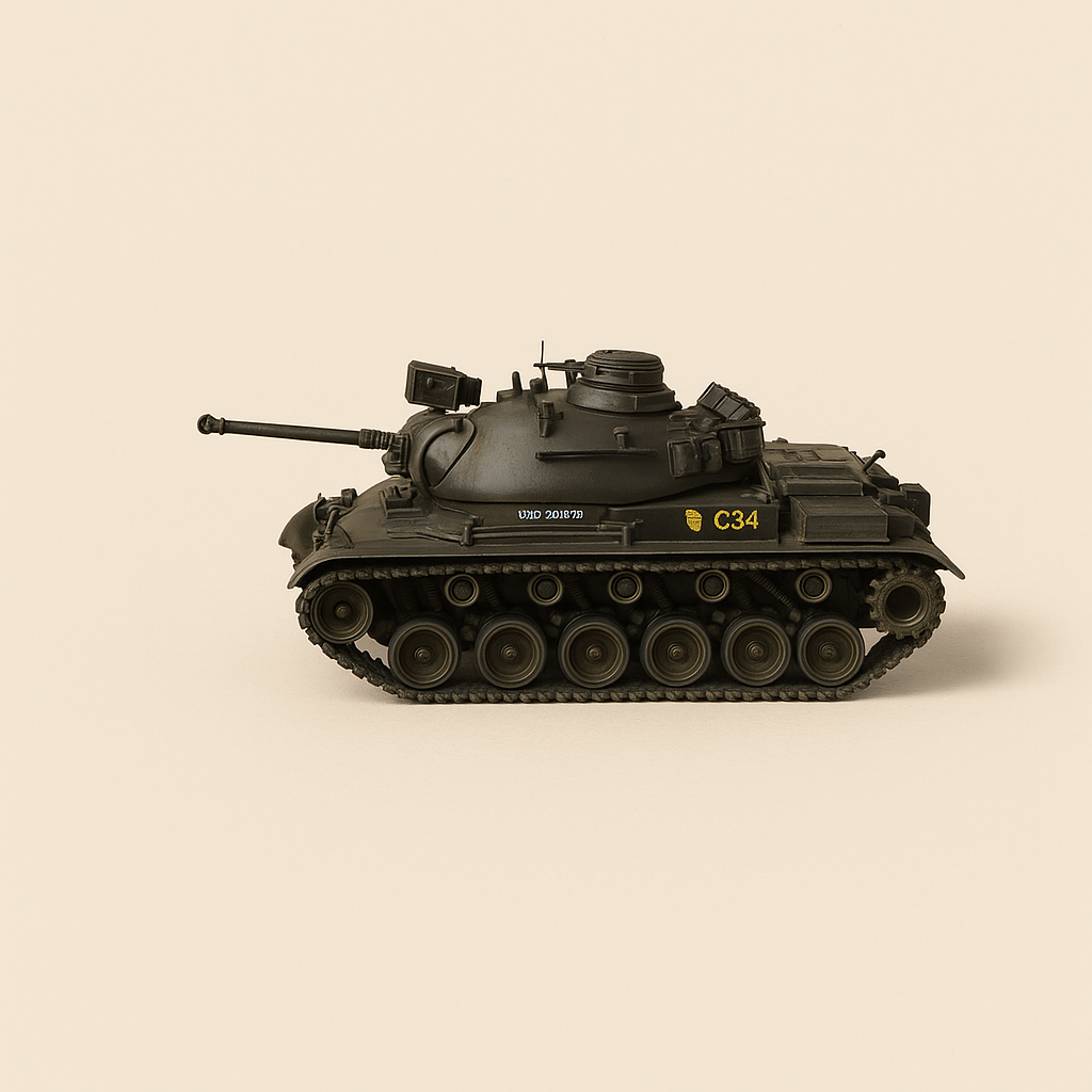Tanque militar M48 A3 Patton 2, 1.er Batallón de Tanques (USMC), Danang (Vietnam), 1968
