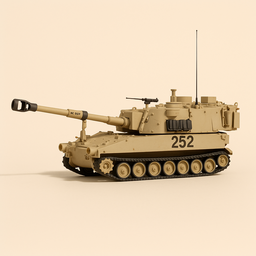 Véhicule militaire char M-109A6 Paladin 4th Infantry Division (Iraq) - 2003