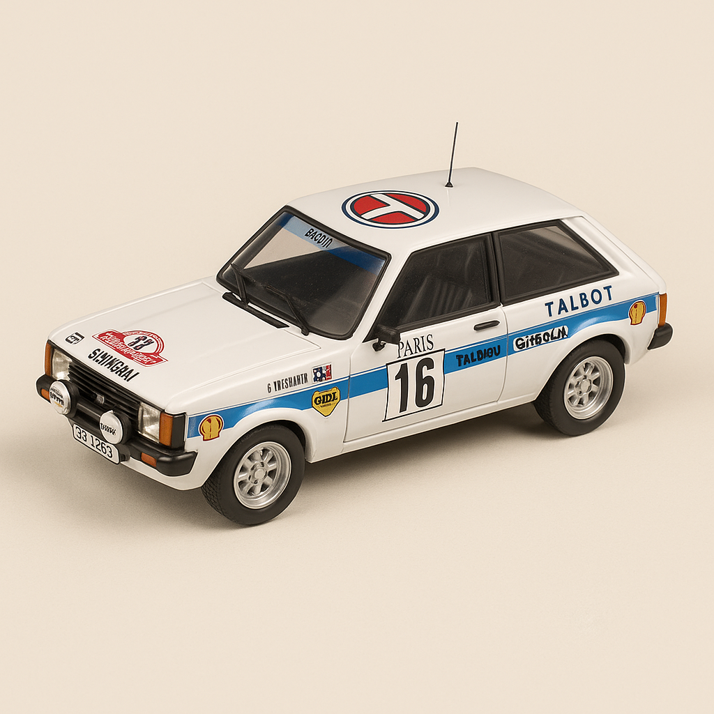 White Talbot Sunbeam Lotus number 16 - 1981 Monte Carlo Rally
