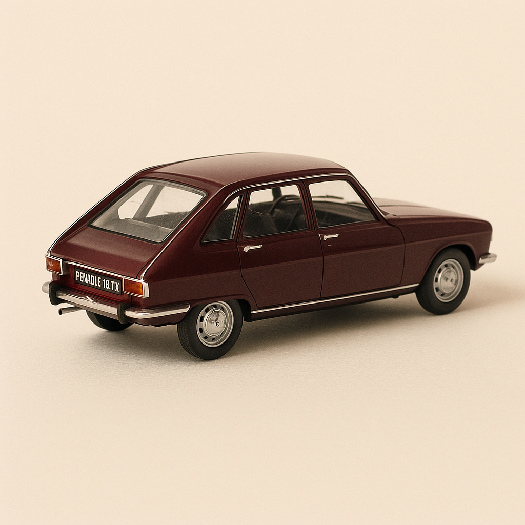 Renault 16 TX bordeaux vun 1974 (rechteckeg Boxset) - Norev