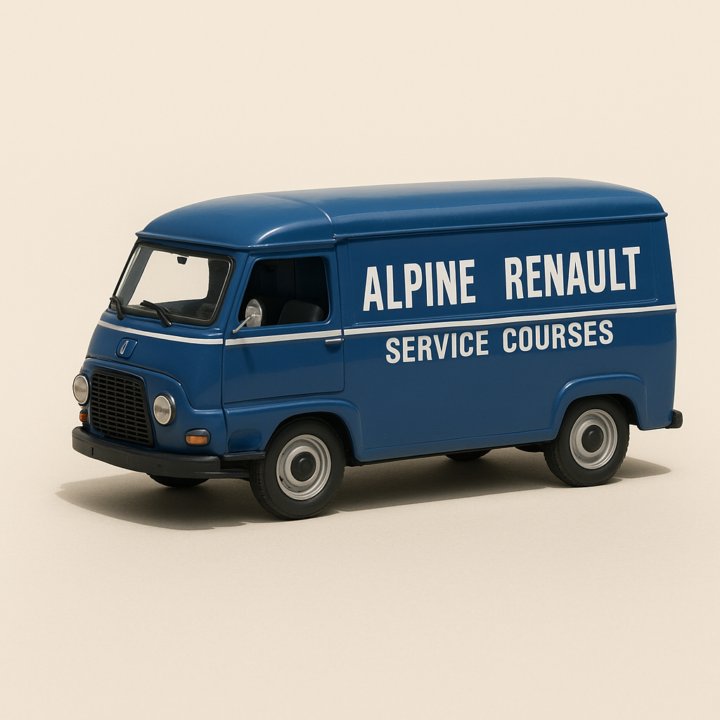 Renault Saviem SG2 blue racing service