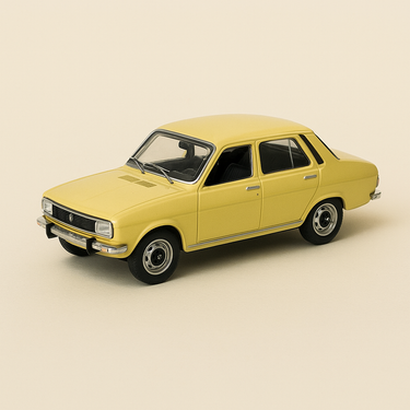Renault Siété TL jaune de 1975 - Image haute qualité