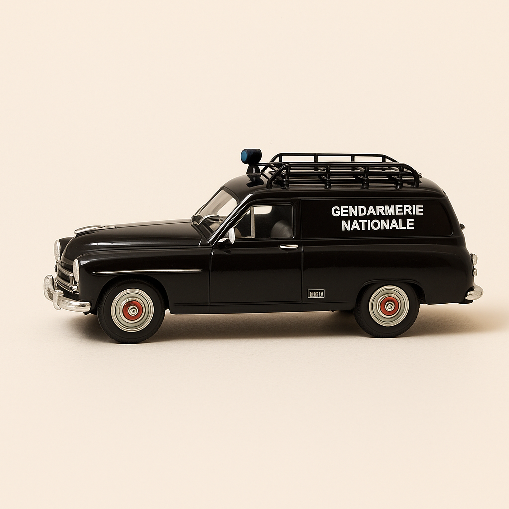 1954 schwaarz Simca GENDARMERIE van