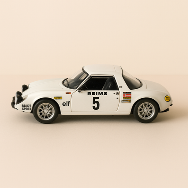 Matra 530 blanche numéro 5 - rallye Méditerranée Monté-Carlo de 1969 - Image haute qualité