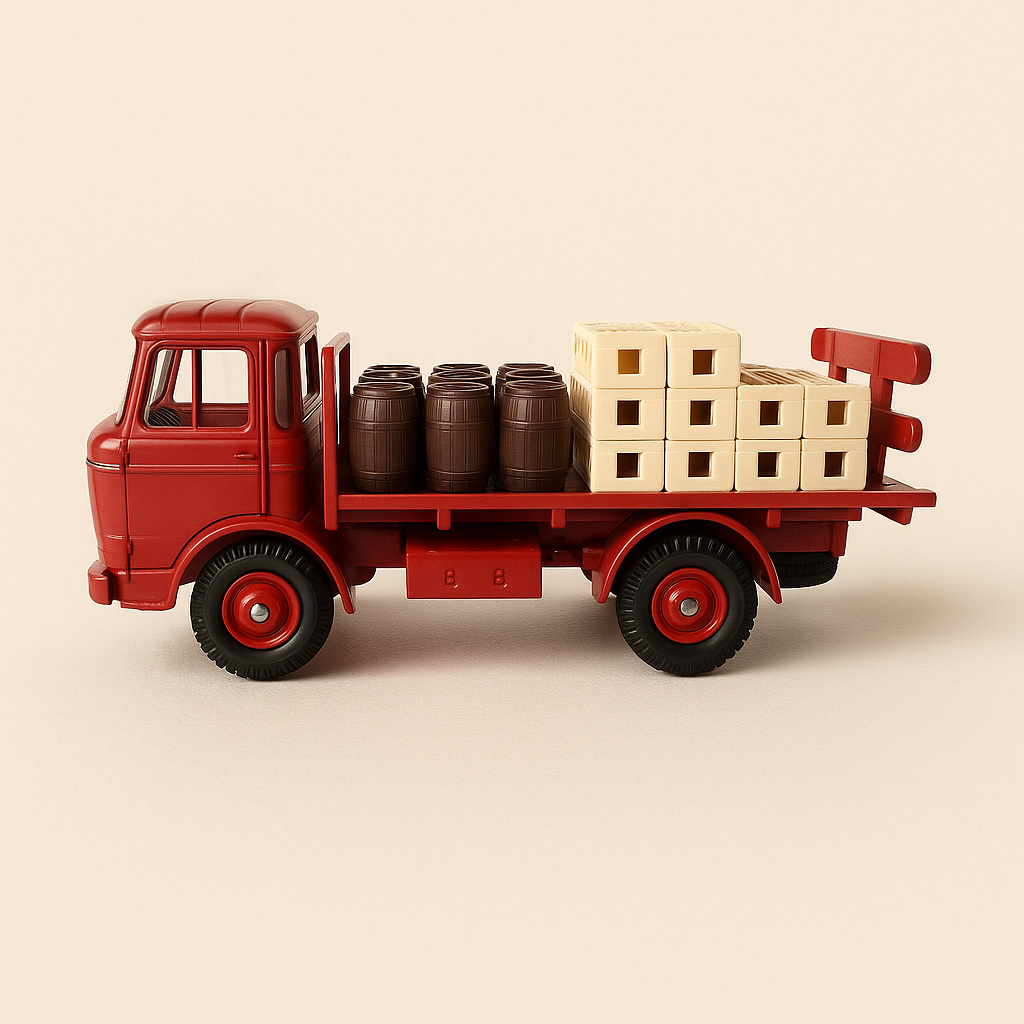 GAK BERLIET Brauerei fir den Transport vu KRONENBOURG Béier - Dinky-Toys (Atlas Editiounen)