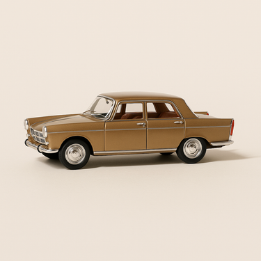 Peugeot 404 marron (blister) - Image haute qualité