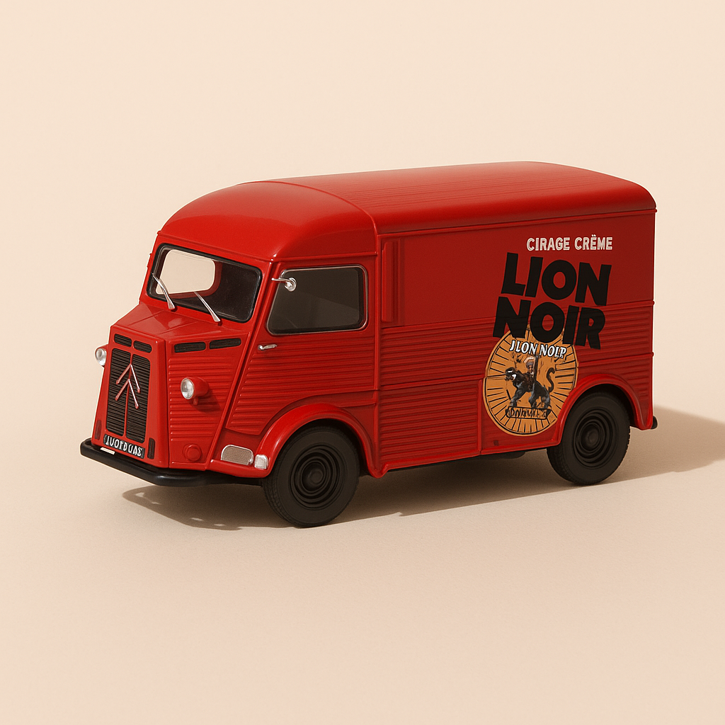 Rout Citroën Typ H mat Reklam fir LION NOIR Schongpolitur