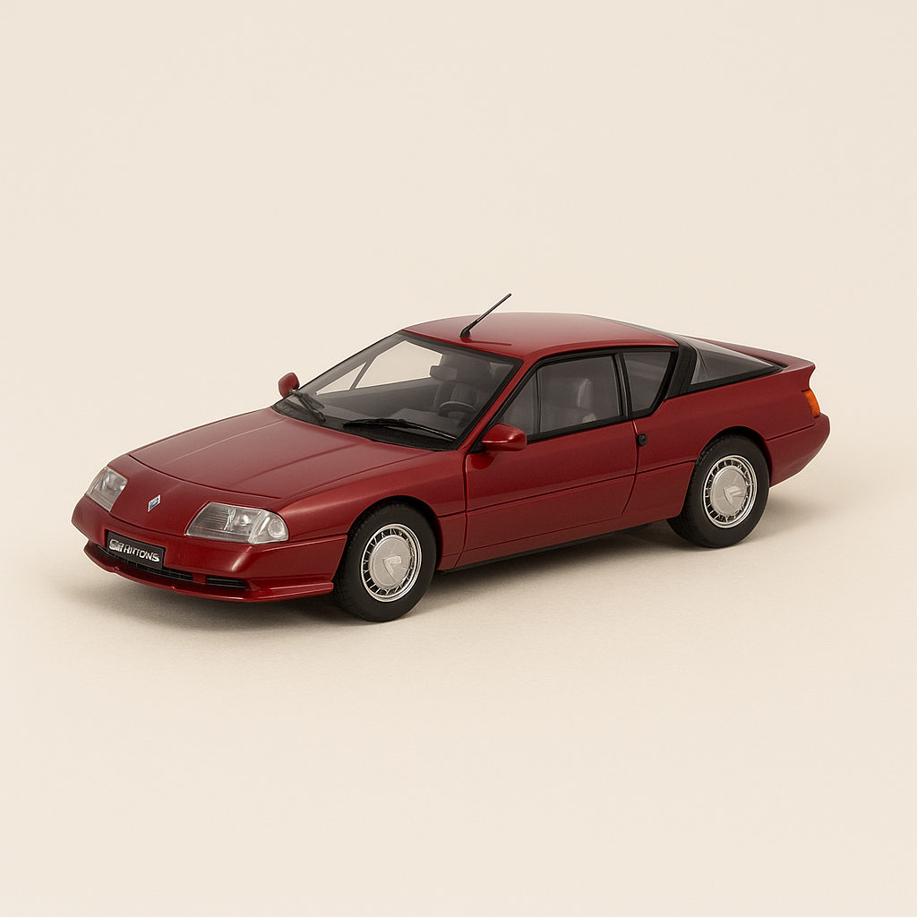 Renault Alpine V6 Turbo rouge série "Mille Miles" (coffret boite rectangle) - Universal Hobbies