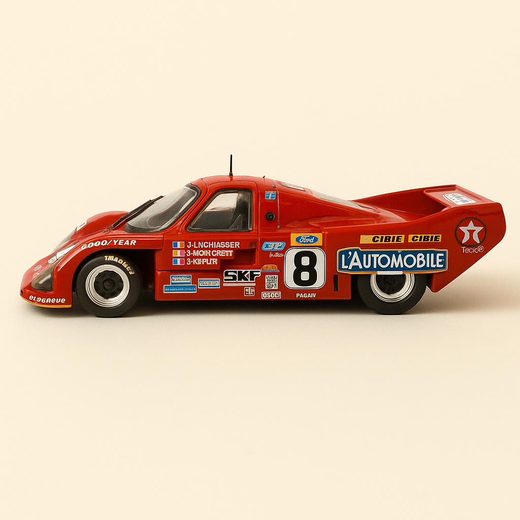 Rondeau M379B rouge numéro 8 - 24 heures du Mans de 1981 - Image haute qualité