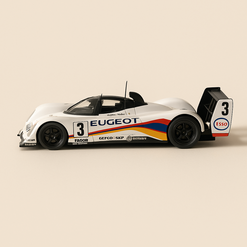 Peugeot 905 wäiss Nummer 3 - 24 Stonnen vu Le Mans vun 1993