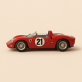 Ferrari 250P rouge numéro 21 - 24 heures du Mans de 1963 - Image haute qualité