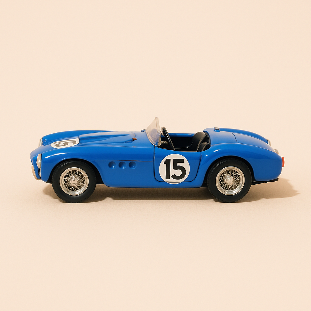 Ferrari 340 América bleue numéro 15 - 24 heures du Mans de 1952 - collection TOP MODEL référence V5275