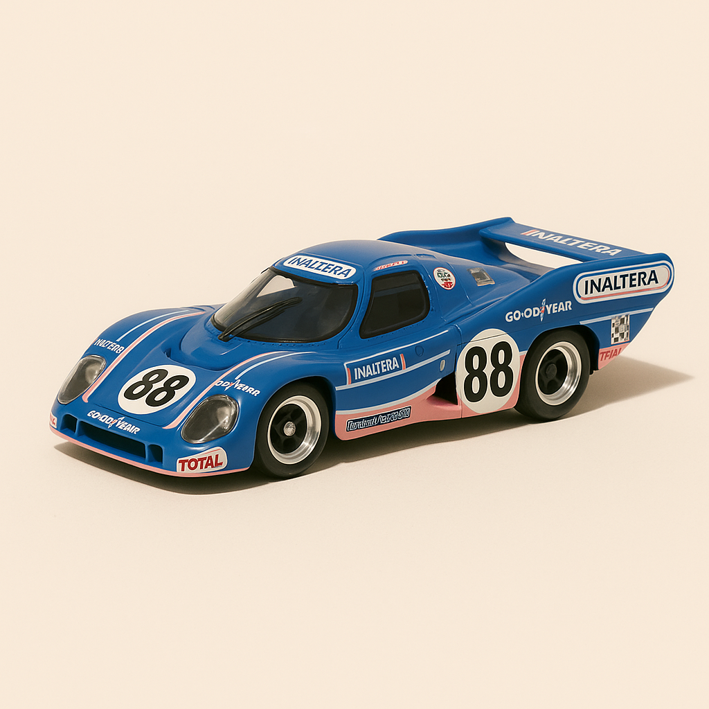 Inaltera GT bleue numéro 88 - 24 heures du Mans 1977