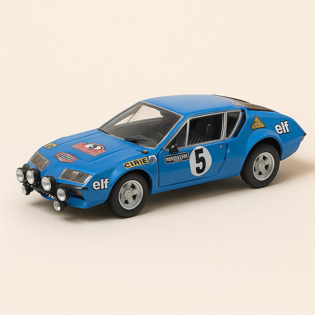 Renault Alpine A310 blo Nummer 5 - Monte-Carlo Rallye vun 1975
