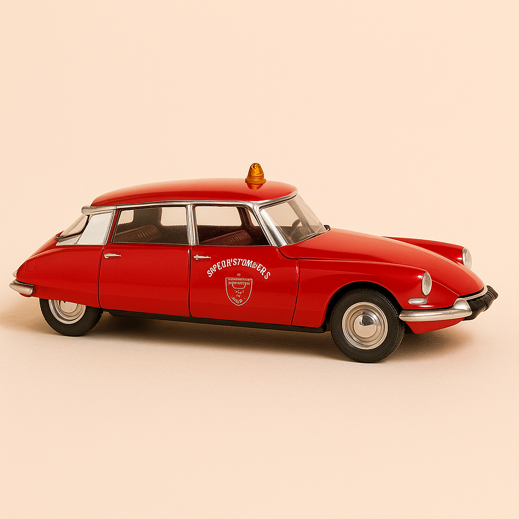 Citroën DS rouge POMPIERS de 1956 (Solido référence 4818)