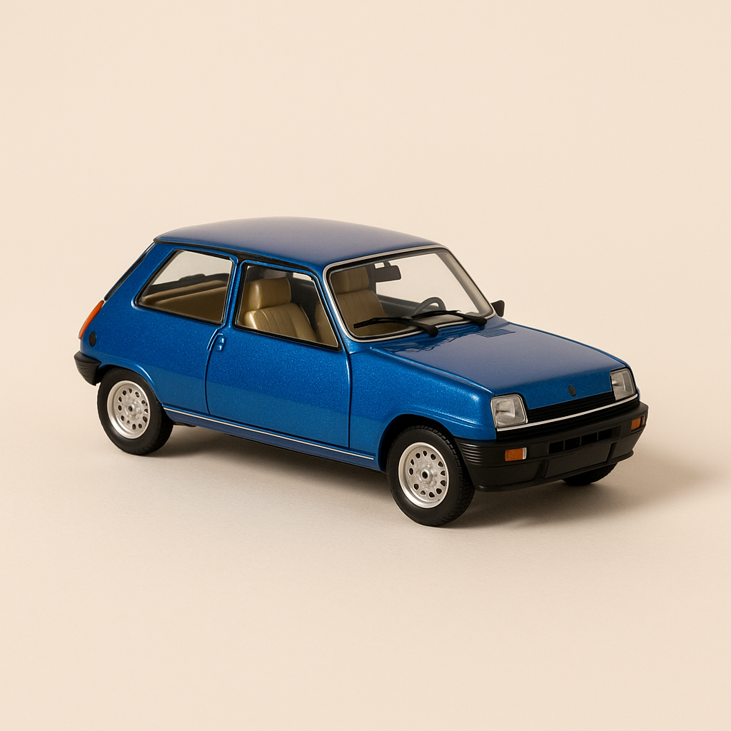 Renault 5 Alpine bleue (coffret boite rectangle) - NOREV