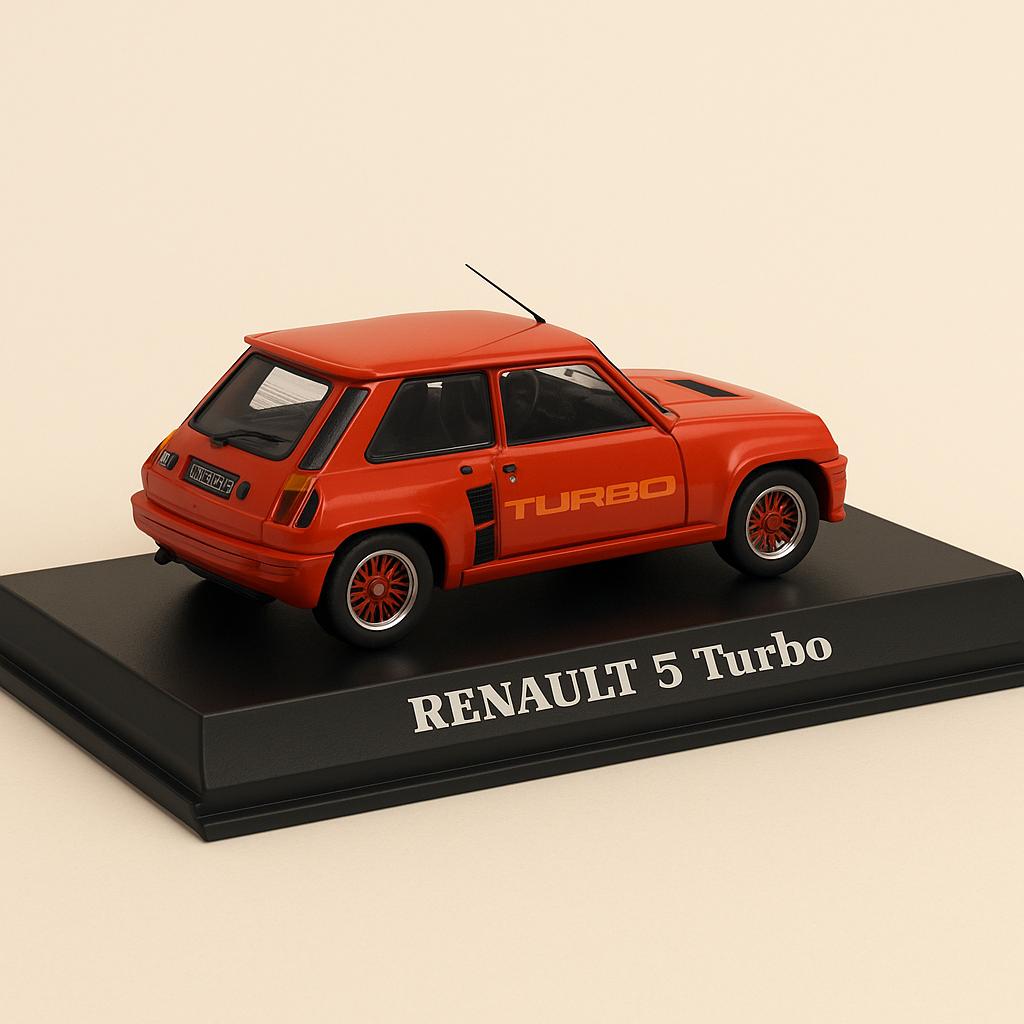 Renault 5 Turbo rouge (coffret boite rectangle) - EAGLE Collectibles par Universal Hobbies