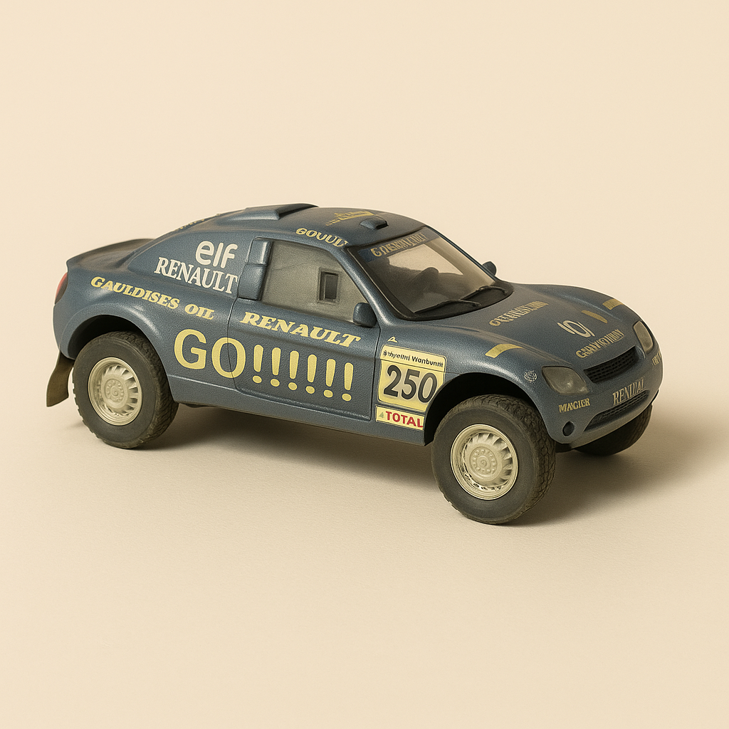 Renault Mégane Schlesser grau Nummer 250 (Rechteckbox-Set) - NOREV
