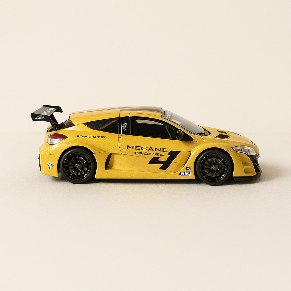 Renault Sport Mégane Trophy giel (coffret boite rectangle) - NOREV