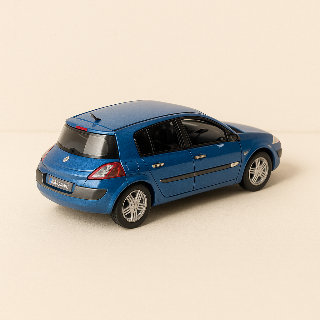 Renault Mégane 2.0 16V Privilège bleue de 2002 (coffret boite rectangle) - ELIGOR