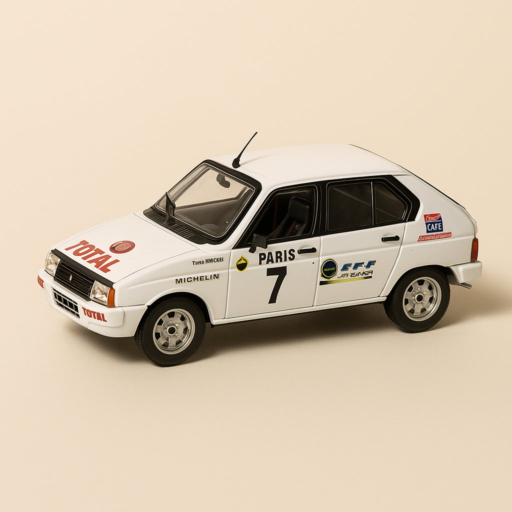 Citroën Visa 1000 pistes witte nummer 7 - rally van Monte-Carlo 1985