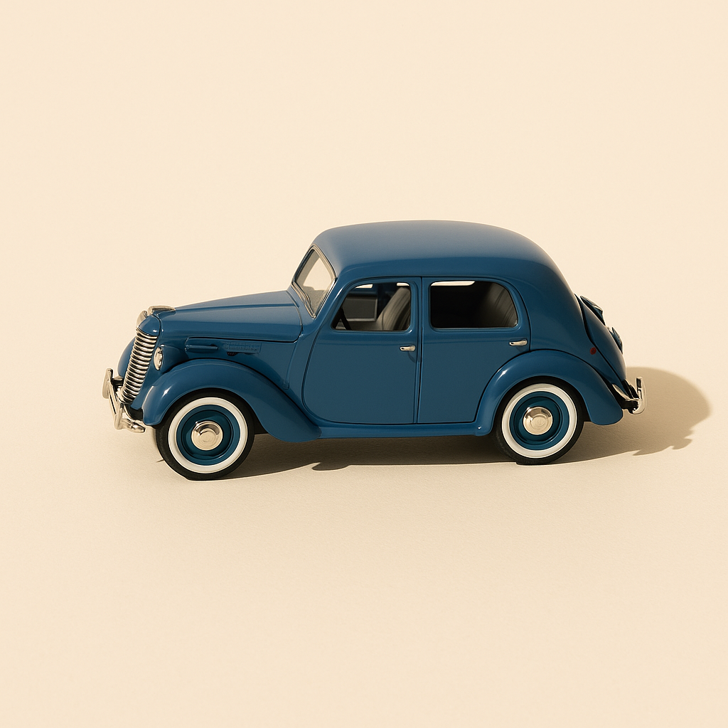 Simca 8/1200 bleue de 1950 - Norev