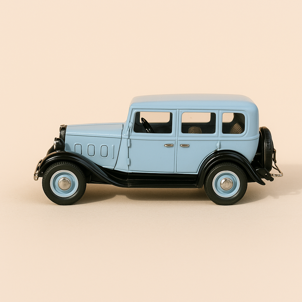 1934 Blaue Renault Monaquatre (Klassiker-Kollektion von C.C.C.)