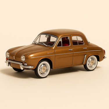 Renault Dauphine Ondine Gordini marron (Nostalgie référence NO040B) - Image haute qualité