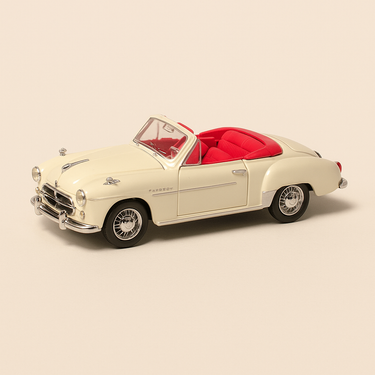 Renault Frégate cabriolet beige de 1956 (coffret boite rectangle) - ELIGOR - Image haute qualité