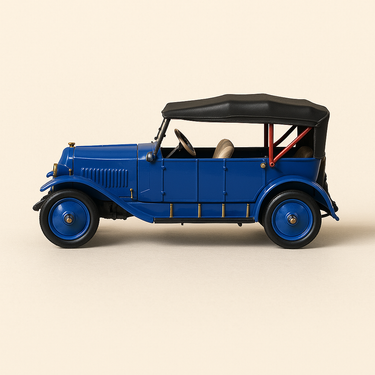 Renault type NN bleue de 1927 (coffret boite rectangle) - Image haute qualité