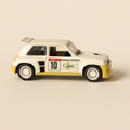 Renault 5 Maxi Turbo blanche et jaune numéro 10 - Solido référence 1837 - Image haute qualité