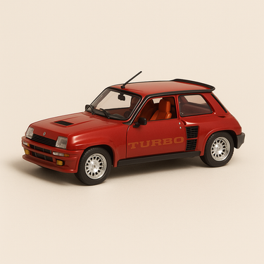 Renault 5 Turbo rouge de 1982 - Image haute qualité