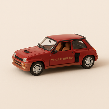 Renault 5 Turbo rouge de 1980 - Image haute qualité