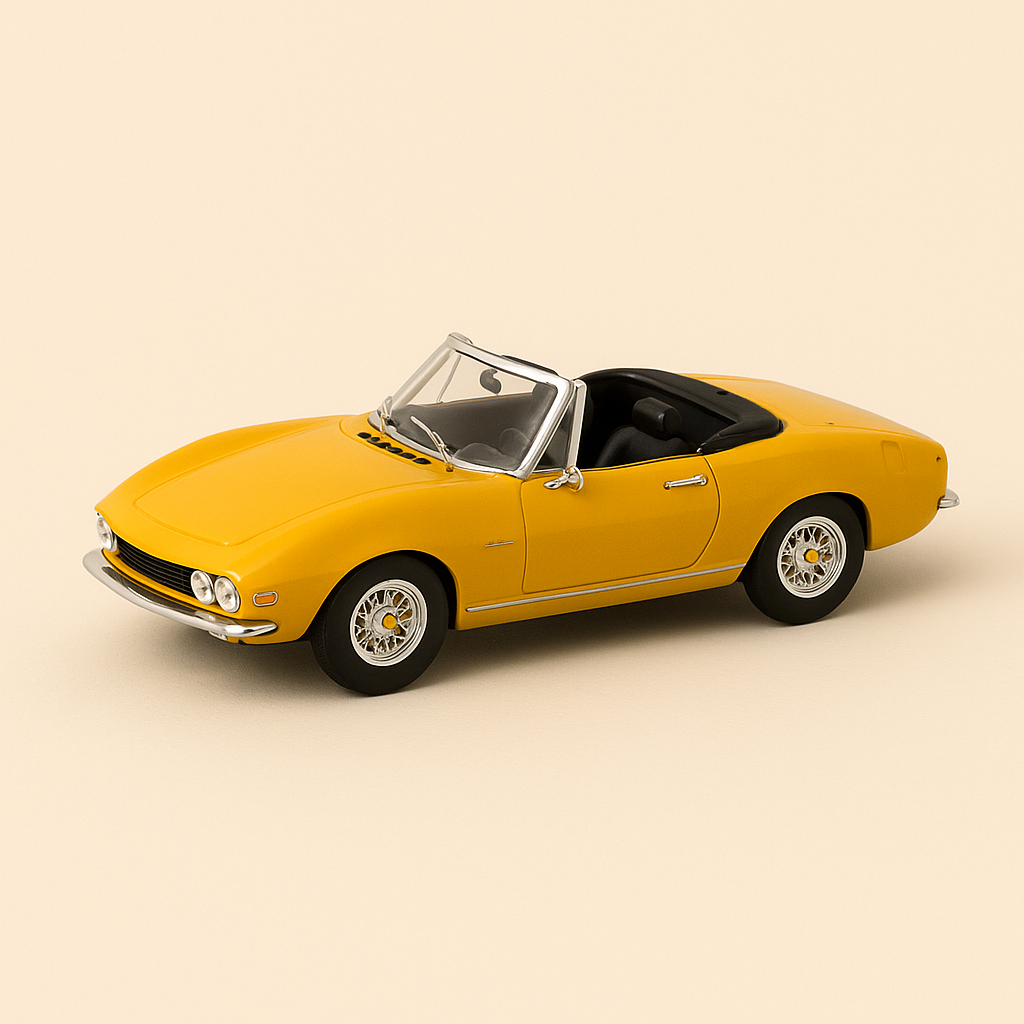 Fiat Dino Spider giel MINICHAMPS