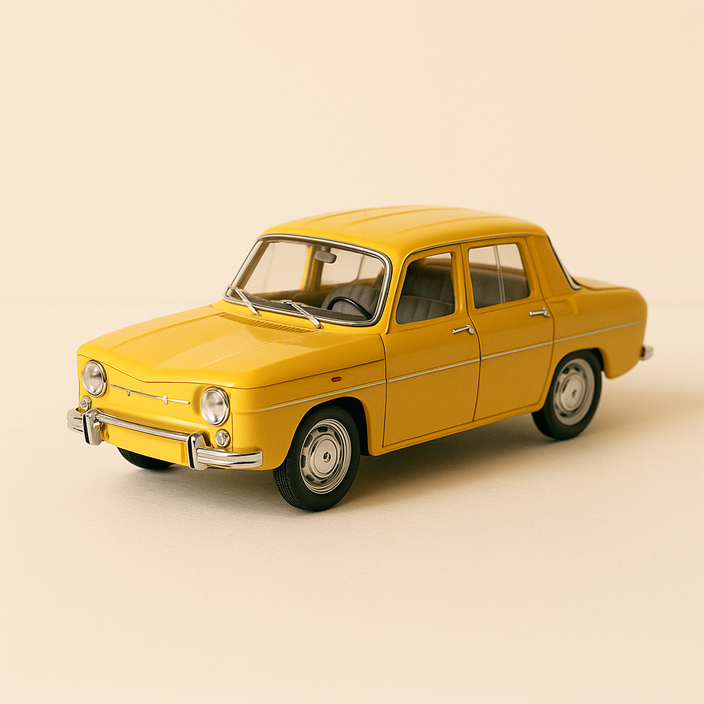 Renault 8S jaune de 1969 (coffret boite rectangle) - NOREV