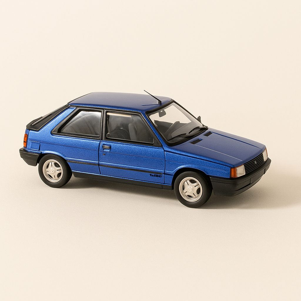 Renault 11 Turbo bleue de 1985 (coffret boite rectangle) - IXO