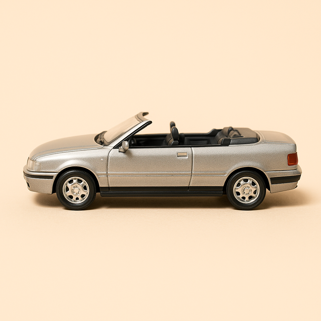 Renault 19 cabriolet grise (collection Voitures miniatures d'exception référence V 568)