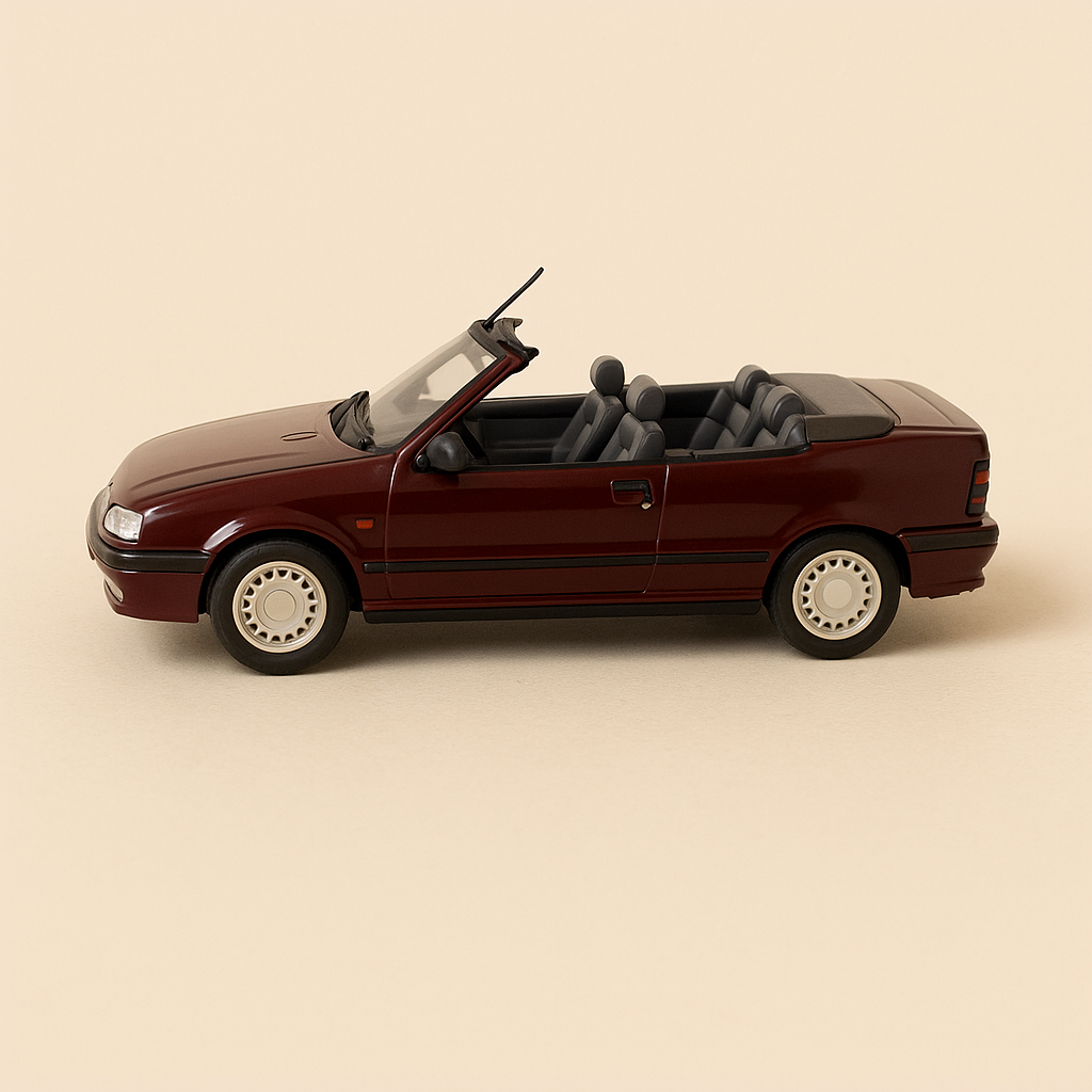 Renault 19 cabriolet bordeaux - NOREV