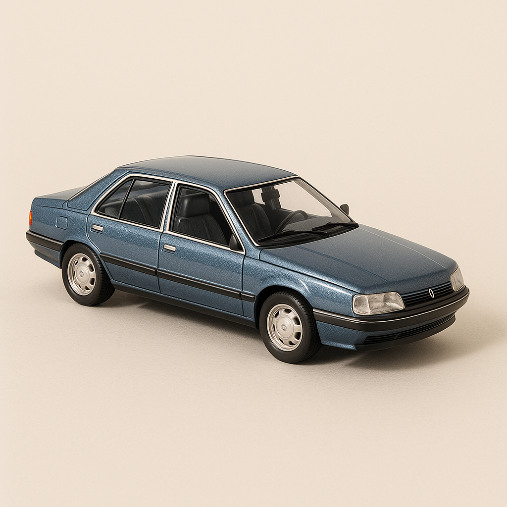 Renault 25 TX bleue de 1988 (coffret boite rectangle) - NOREV