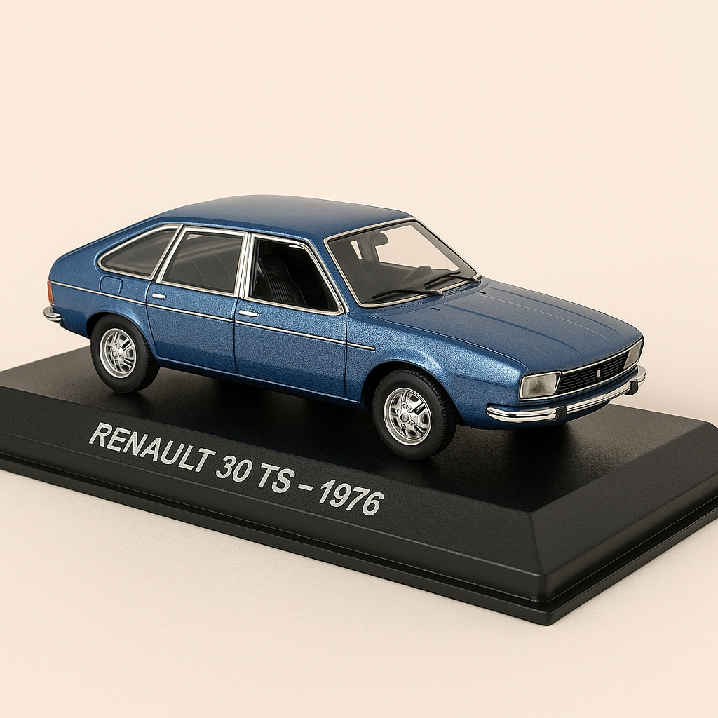 Renault 30 TS azul de 1976 (caja rectangular) - NOREV