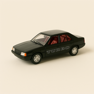 Renault Fuego Turbo noire de 1980 (coffret boite rectangle) - NOREV - Image haute qualité