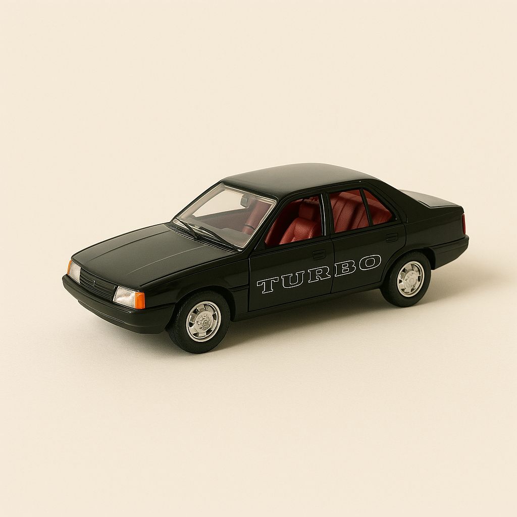 Renault Fuego Turbo Schwarz von 1980 (Rechteckige Box) - NOREV