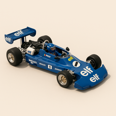 Renault MK20 bleue numéro de 1977 (Formule 1) - Alain Prost - Image haute qualité