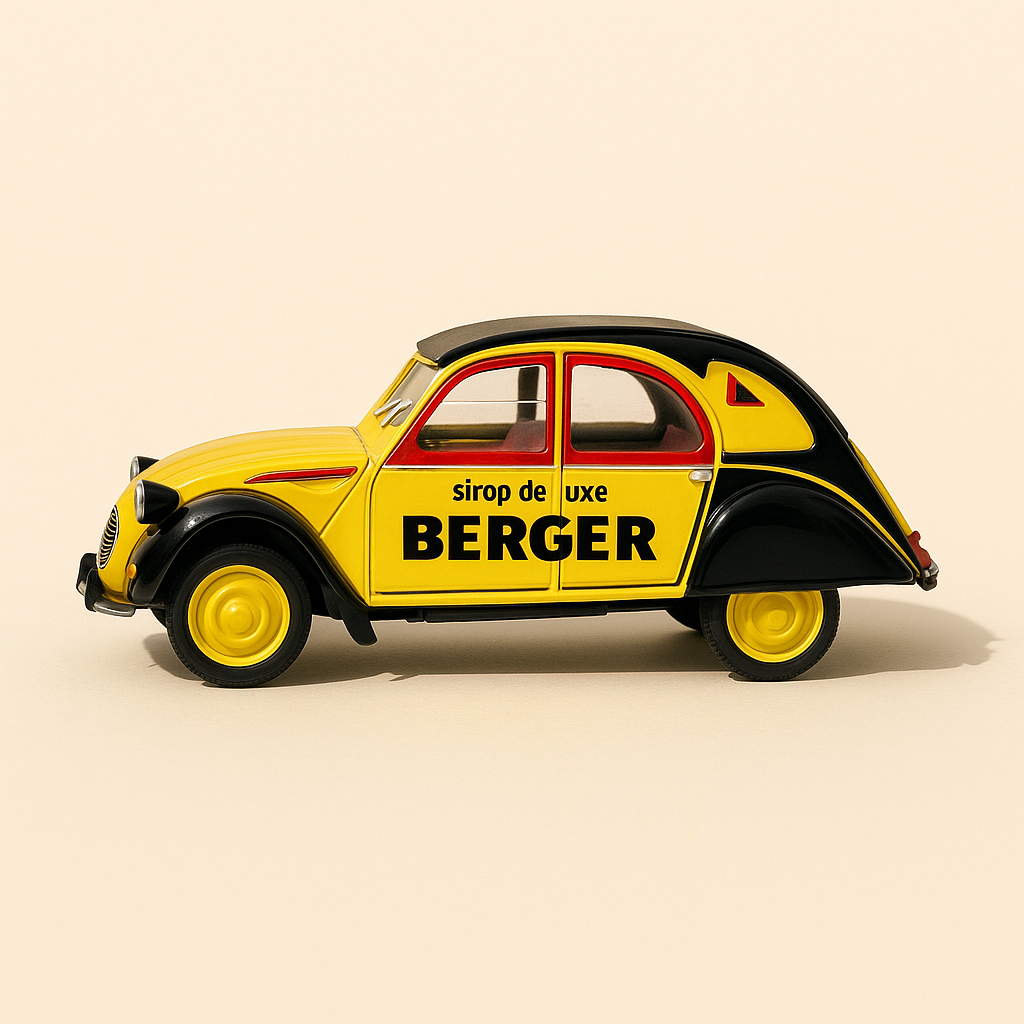 Citroën 2 CV Tour de France 1960 mat Berger Reklamm