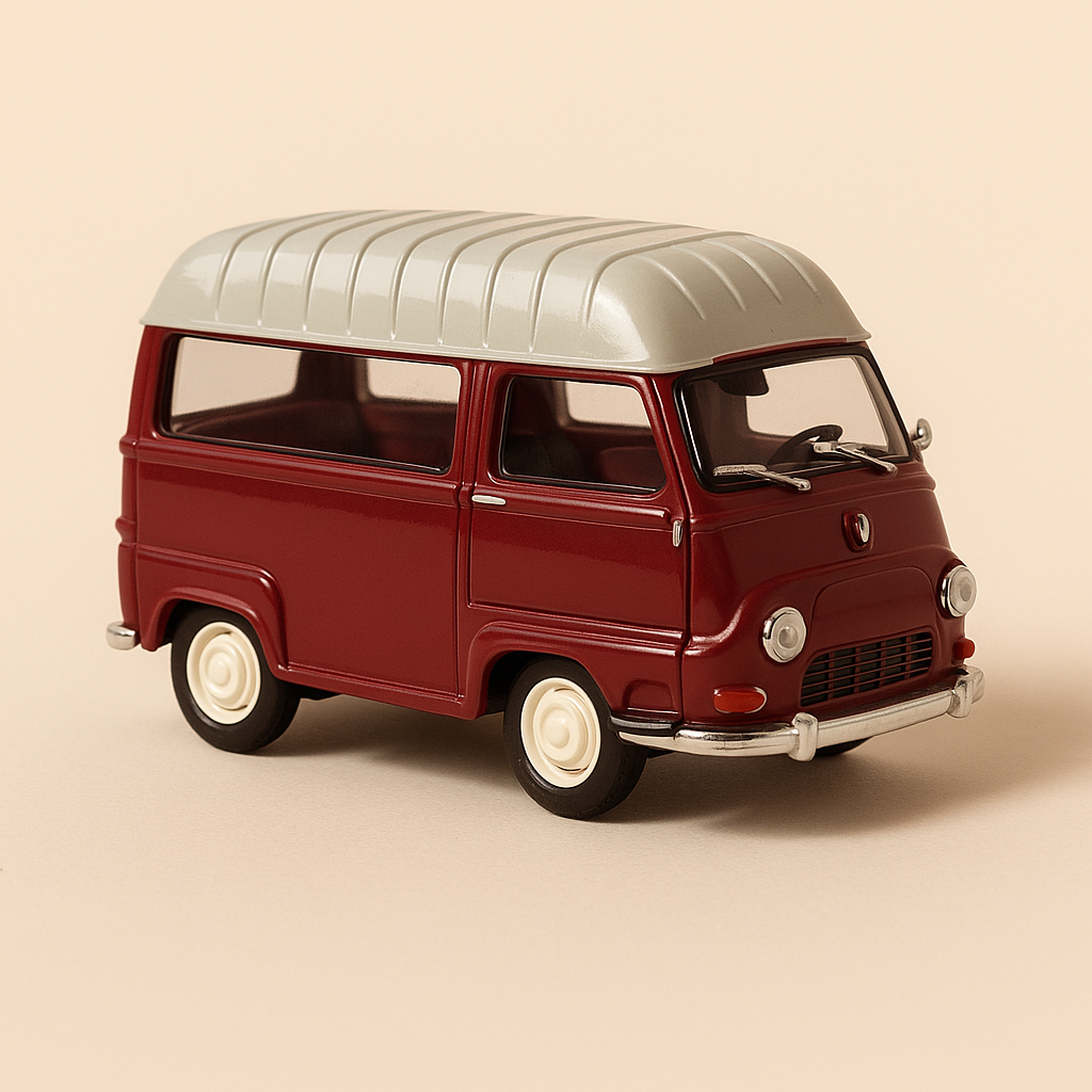 Renault Estafette Microcar 60 Bordeaux verglast mit erhöhtem Dach - CITY Referenz CV007B