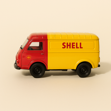 Renault 1000 kg jaune orangé et rouge SHELL - ELIGOR référence 1459 - Image haute qualité