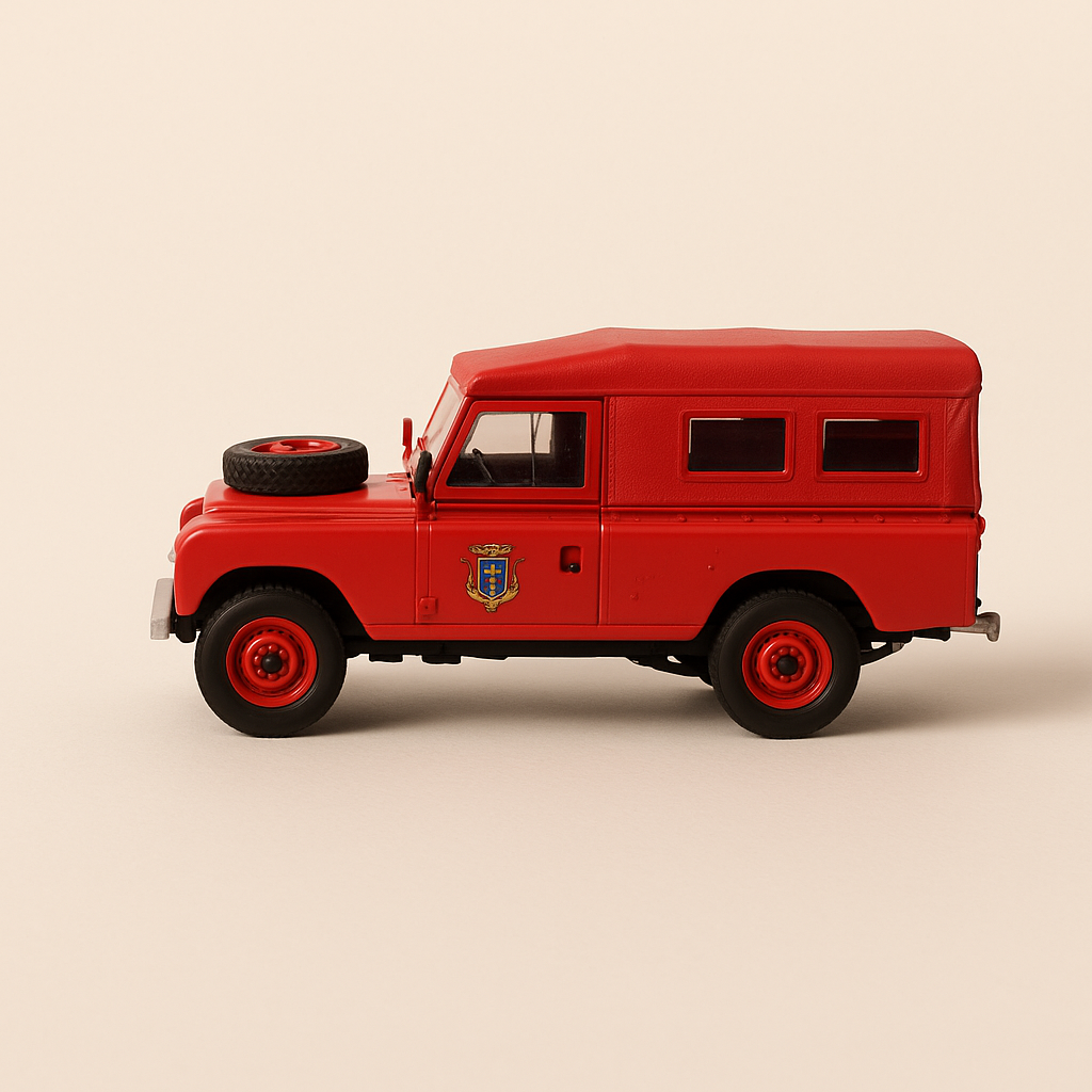 Camion pompiers Land Rover Série 3 109 soft top