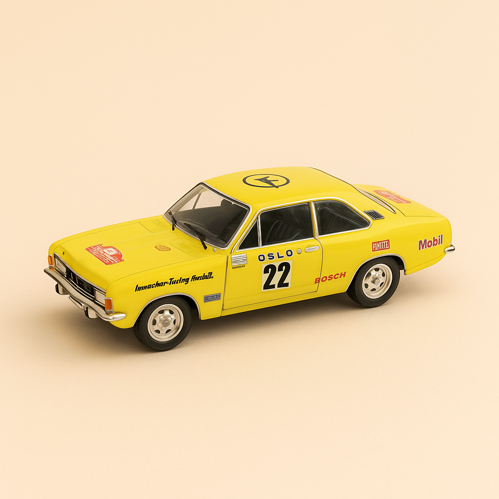 Opel Commodore B GS/E gelb Nummer 22 - SCHUCO