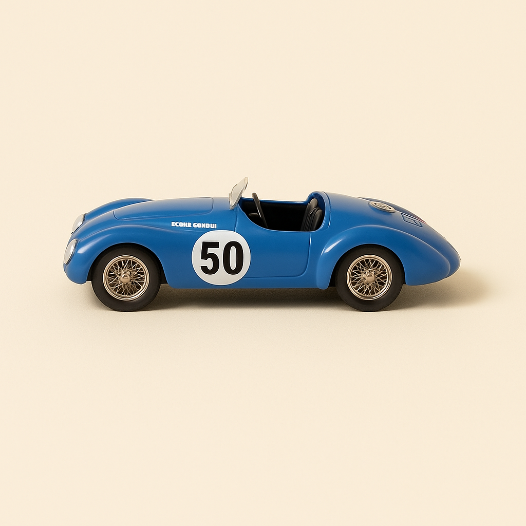 Simca Gordini bleue numéro 50 - 24 heures du Mans de 1949